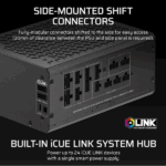 Corsair iCUE LINK HXi SHIFT Series, iCUE LINK HX1500i SHIFT, 1500 Watt, Cybeneti - Image 4