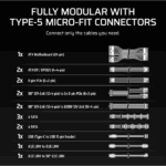Corsair iCUE LINK HXi SHIFT Series, iCUE LINK HX1500i SHIFT, 1500 Watt, Cybeneti - Image 7