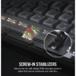 CORSAIR Vezeték Nélküli Billentyűzet Gaming, K65 PLUS 75%, Mechanikus, MLX Red switch, US, fekete - Image 9