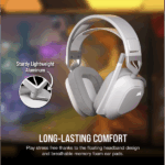 CORSAIR Vezeték Nélküli Headset, HS80 MAX RGB WIRELESS Gaming, Dolby Atmos hangzás, fehér - Image 4