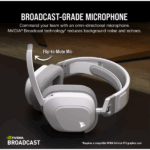 CORSAIR Vezeték Nélküli Headset, HS80 MAX RGB WIRELESS Gaming, Dolby Atmos hangzás, fehér - Image 6