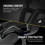 CORSAIR Vezeték Nélküli Headset, VOID RGB ELITE Wireless Premium Gaming, 7.1 Hangzás, RGB, fekete - Image 4
