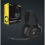 CORSAIR Vezeték Nélküli Headset, VOID RGB ELITE Wireless Premium Gaming, 7.1 Hangzás, RGB, fekete - Image 8