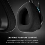 CORSAIR Vezeték Nélküli Headset, VOID v2 Wireless Gaming Headset, Dolby Atmos, carbon - Image 5