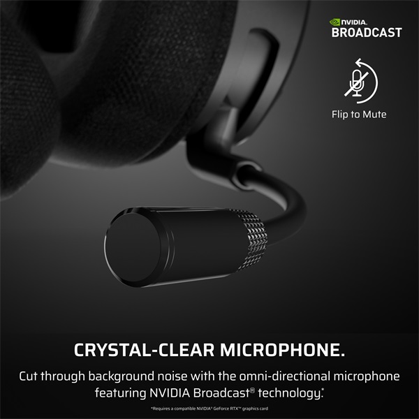 CORSAIR Vezeték Nélküli Headset, VOID v2 Wireless Gaming Headset, Dolby Atmos, carbon - Image 6
