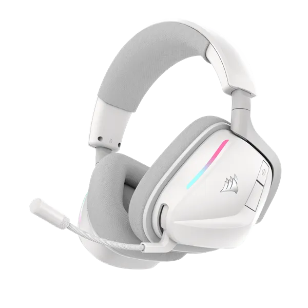 CORSAIR Vezeték Nélküli Headset, VOID v2 Wireless Gaming Headset, Dolby Atmos, fehér - Image 10