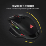 CORSAIR Vezetékes/Vezeték Nélküli Egér Gaming, DARK CORE RGB PRO, 8 programozható gomb, RGB, 18000dpi, fekete - Image 5