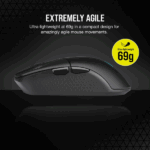 Corsair Katar Elite vezeték nélküli fekete gamer egér - Image 3