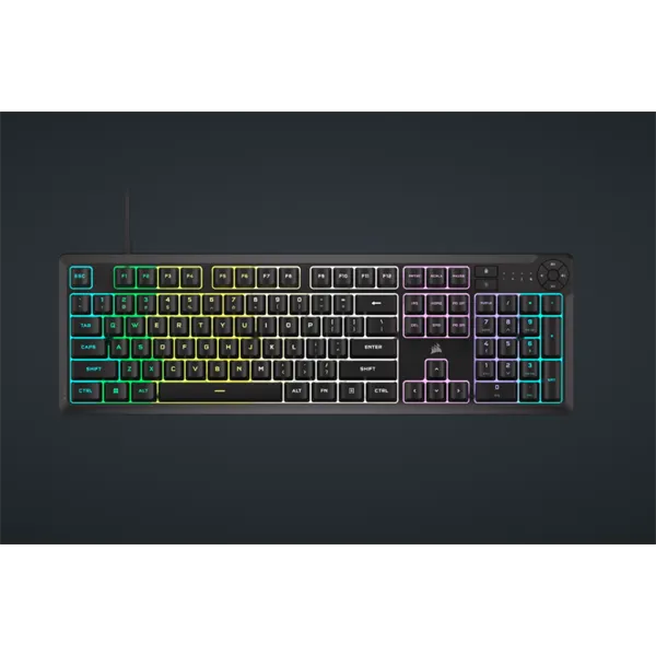 Corsair K55 CORE RGB fekete gamer billentyűzet