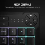 Corsair K55 CORE RGB fekete gamer billentyűzet - Image 3