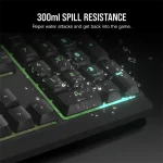 Corsair K55 CORE RGB fekete gamer billentyűzet - Image 6