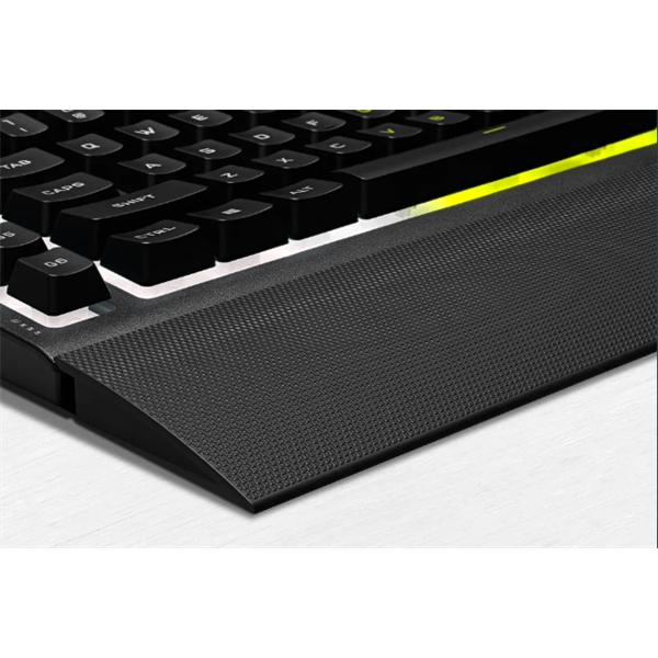 CORSAIR Vezetékes Billentyűzet Gaming, K55 RGB PRO, 6 programozható billentyű, Cseppálló, Csuklótámasz, US, fekete - Image 8