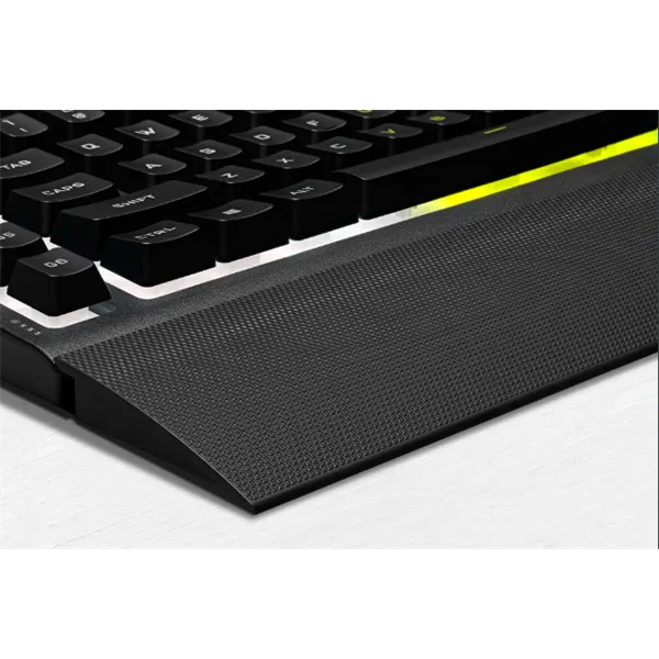 CORSAIR Vezetékes Billentyűzet Gaming, K55 RGB PRO, 6 programozható billentyű, Cseppálló, Csuklótámasz, US, fekete - Image 8