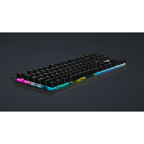 CORSAIR Vezetékes Billentyűzet Gaming, K60 PRO TKL RGB, Optical-Mechanical, Alumínium keret, US, fekete - Image 9