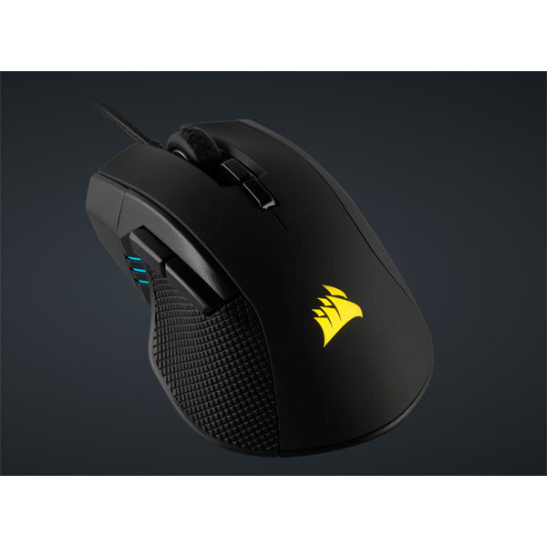 CORSAIR Vezetékes Egér Gaming, IRONCLAW RGB FPS/MOBA, 7 programozható gomb, RGB Világítás, 18000dpi, fekete - Image 2