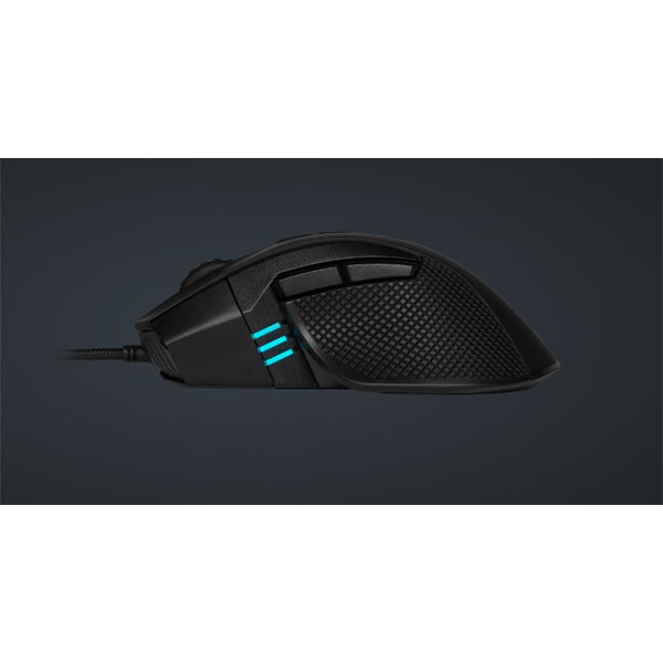 CORSAIR Vezetékes Egér Gaming, IRONCLAW RGB FPS/MOBA, 7 programozható gomb, RGB Világítás, 18000dpi, fekete - Image 8