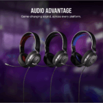 CORSAIR Vezetékes Headset, HS35 v2 Gaming, Multiplatform, carbon - Image 2