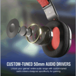 CORSAIR Vezetékes Headset, HS35 v2 Gaming, Multiplatform, carbon - Image 4