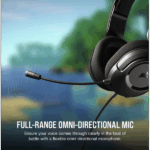 CORSAIR Vezetékes Headset, HS35 v2 Gaming, Multiplatform, carbon - Image 5