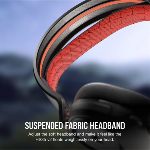 CORSAIR Vezetékes Headset, HS35 v2 Gaming, Multiplatform, carbon - Image 6