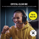 CORSAIR Vezetékes Headset, HS55 Gaming, Ultrakönnyű, Jack dugós, fekete - Image 3
