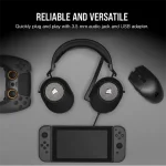 Corsair HS65 Surround fekete gamer headset - Image 6