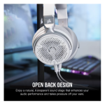 CORSAIR Vezetékes Headset, VIRTUOSO PRO Gaming, True-To-Life audio, fehér - Image 3