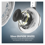 CORSAIR Vezetékes Headset, VIRTUOSO PRO Gaming, True-To-Life audio, fehér - Image 4