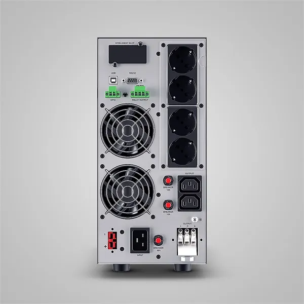 CYBERPOWER Online S ECO ups, 3000VA 2700W, 4xSCHUKO 2xIEC C13, online, tiszta szinuszos, aktív PFC, torony - Image 2
