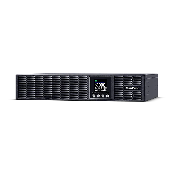 CYBERPOWER UPS, 1500VA/1350W, 8xC13, színes LCD, szünetmentes, tiszta színuszos, online kettős konverzió, rack/tower - Image 2