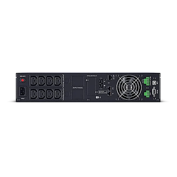 CYBERPOWER UPS, 1500VA/1350W, 8xC13, színes LCD, szünetmentes, tiszta színuszos, online kettős konverzió, rack/tower - Image 4