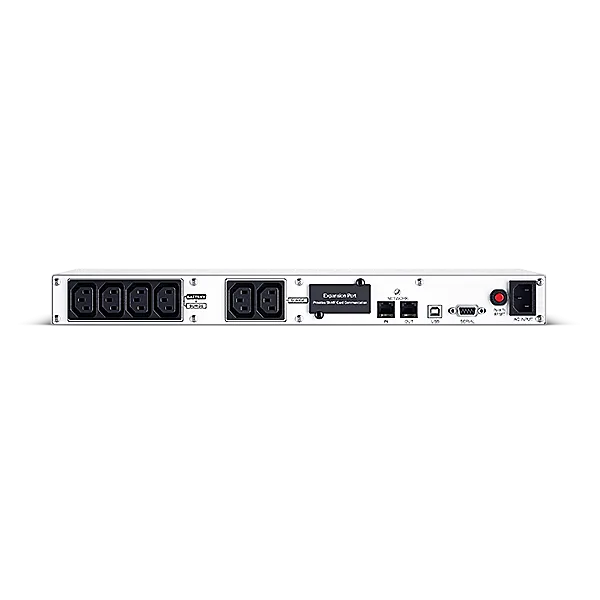 CYBERPOWER UPS OR600ERM1U (6xIEC C13) 600VA 360W 230V RACK szünetmentes tápegység + USB, LINE-INTERACTIVE
