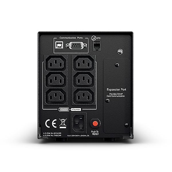 CYBERPOWER UPS PR750ELCD (6xIEC320) 750VA 675W 230V szünetmentes tápegység + USB LINE-INTERAKTÍV - Image 3