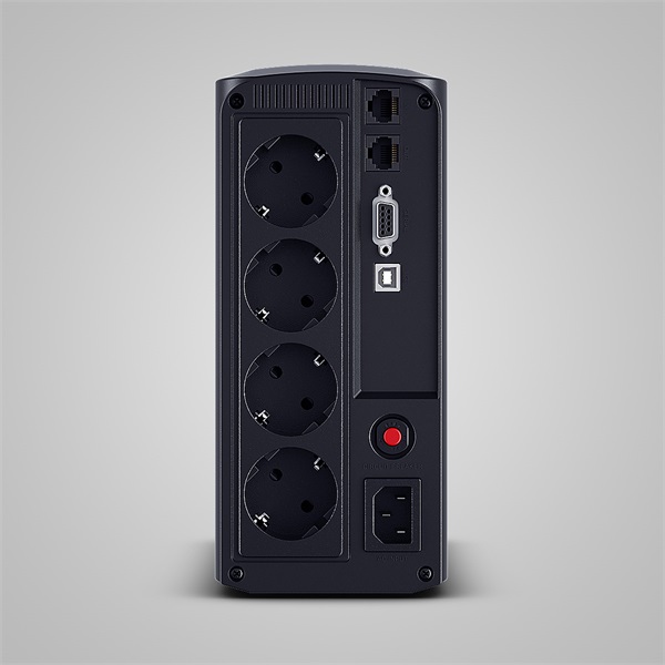 CYBERPOWER UPS VP1000ELCD (4x Schuko) 1000VA 550W 230V szünetmentes tápegység + USB LINE-INTERAKTÍV - Image 2