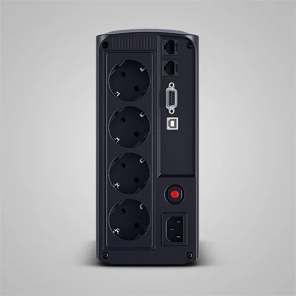 CYBERPOWER UPS VP1000ELCD (4x Schuko) 1000VA 550W 230V szünetmentes tápegység + USB LINE-INTERAKTÍV - Image 2