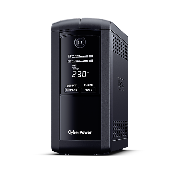 CYBERPOWER_UPS_VP700ELCD_3xIEC_320_700VA_390W_230V_szunetmentes_tapegyseg_USB_LINE-INTERACTIVE-i592110.png CYBERPOWER UPS VP700ELCD (4x Schuko) 700VA 390W 230V szünetmentes tápegység + USB LINE-INTERAKTÍV - Image 1