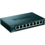 D-LINK Switch 8x1000Mbps Fémházas Asztali, DGS-108/E - Image 3