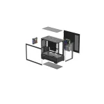 HÁZ DeepCool Micro - CG380 3F - Fekete - R-CG380-BKAGM3-G - Image 3