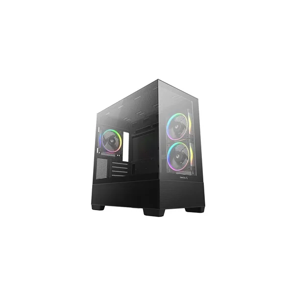 HÁZ DeepCool Micro - CG380 3F - Fekete - R-CG380-BKAGM3-G