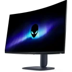 DELL Alienware 32 Ívelt Monitor 31,5" AW3225DM, WQHD 2560 x 1440, VA, 16:9, 3000:1, 400cd, 4ms, DP, HDMI, USB, fekete