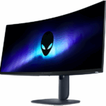 DELL Alienware Ívelt Monitor 34,02" AW3425DW QD OLED 3440x1440, 240Hz, 21:9, 1,5m:1, 250cd, 0,03ms, DP, HDMI, USB-C