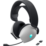 DELL Alienware Tri-Mode Wireless Gaming fejhallgató  AW725H - Lunar Light