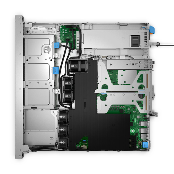 DELL ISG szerver - PE R260 rack (6x2.5"), 4C E-2434 3.4GHz, 1x16GB, 1x480GB RI SSD; H355, iD9 Ba., 700W. - Image 3