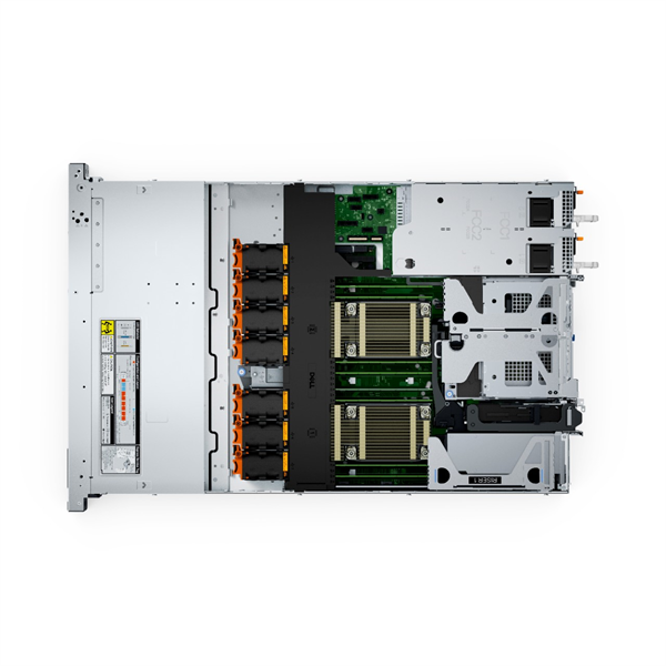 DELL ISG szerver - PE R660xs rack (8x2.5"), 1x8C S4509Y 2.6GHz, 1x32GB, 1x480GB RI SSD; H755, iD9 En., 2x700W. - Image 2