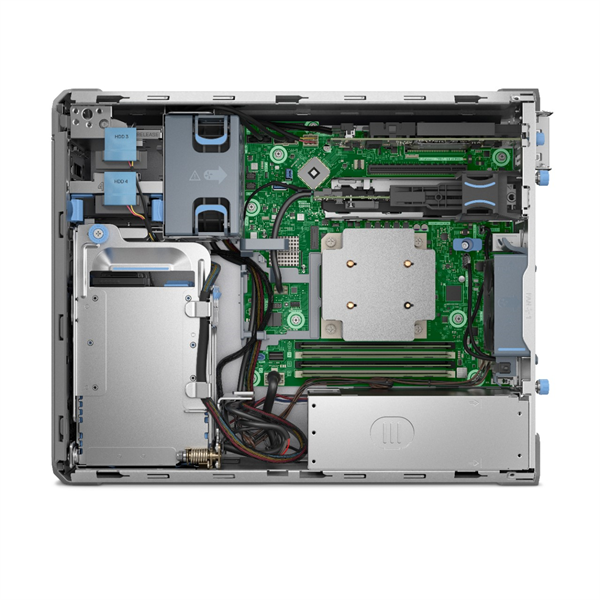 DELL ISG szerver - PE T160 torony (3x3.5"), 8C E-2478 2.8GHz, 1x16GB, 1x2TB 7.2k SATA; H355, iD9 Ba., 500W. - Image 4