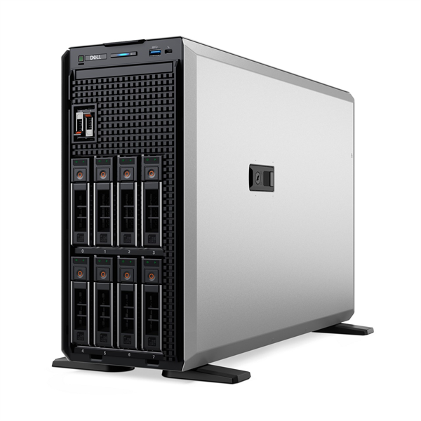 DELL ISG szerver - PE T360 torony (8x3.5"), 6C 6333P 3.1GHz, 1x32GB, 2x480GB RI SSD; H755, iD9 En., 2x700W. - Image 2