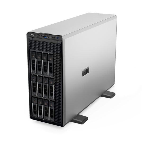 DELL ISG szerver - PE T560 torony (12x3.5"), 1x12C S4410Y 2.0GHz, 1x16GB, 1x4TB 7.2k SAS; H755, iD9 En., 2x1100W. - Image 2