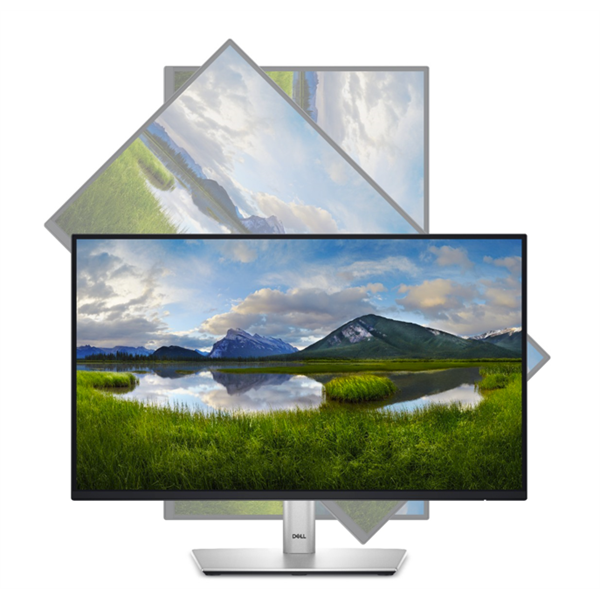 DELL Pro 22 Plus Monitor 21.5" P2225H 1920x1080, 16:9, 1500:1, 250cd, 8ms, DP, HDMI, VGA, USB-C, Ezüst - Image 3