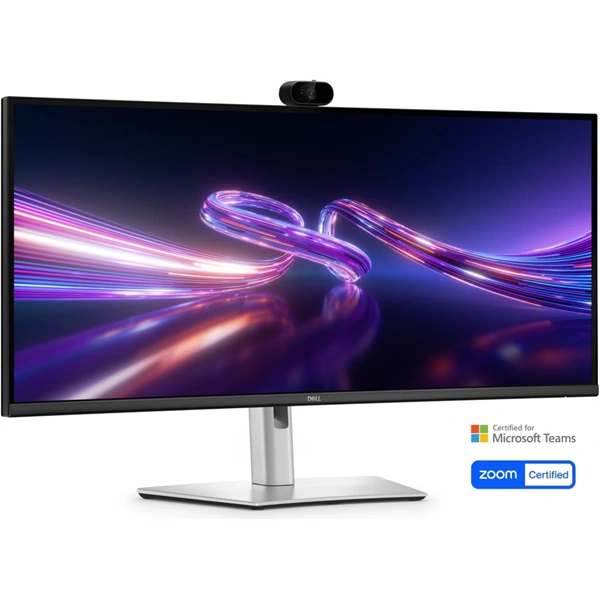 DELL Pro 34 Plus Monitor 34" P3426WEV WQHD 3440x1440, 100Hz, 21:9, 1500:1, 350cd, 5ms, HDMI, DP,  USB-C, RJ45, fekete - Image 2