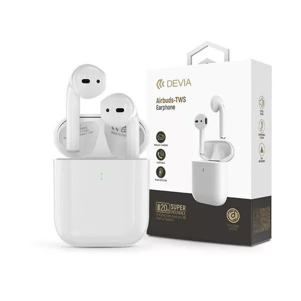 DEVIA_ST399114_TWS_BLUETOOTH_SZTEREO_HEADSET_V53-i1460986.webp DEVIA ST399114 TWS BLUETOOTH SZTEREÓ FÜLHALLGATÓ V5.3 AIRBUDS -FEHÉR - Image 1
